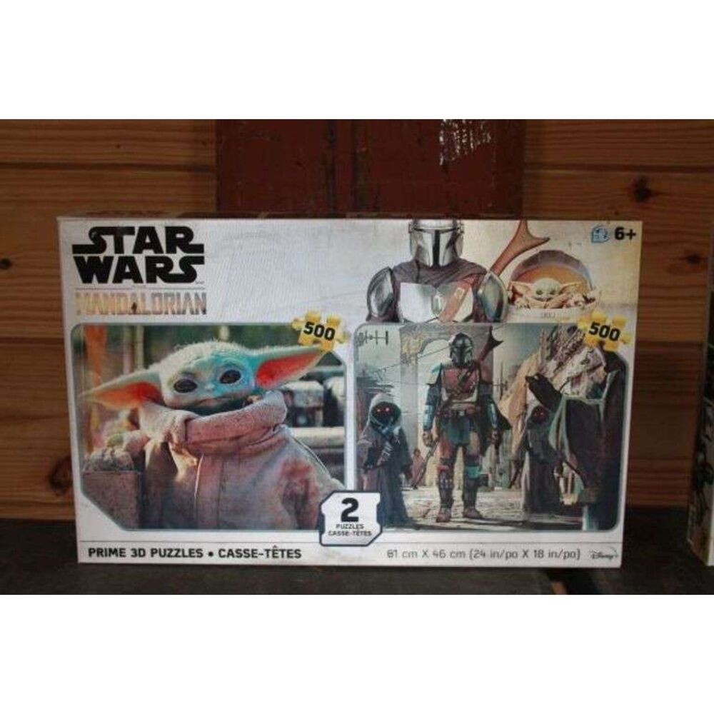 Star Wars Puzzle 2 puzzles 500 pc 3D jigsaw